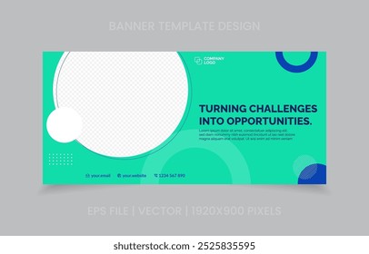 Plantillas de Vector de 1920x900 píxeles limpias y modernas, ideales para campañas de publicidad en línea y redes sociales.