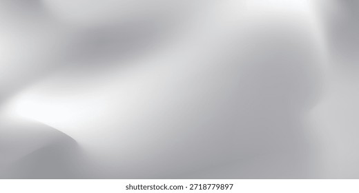 Um fundo abstrato limpo e moderno com um gradiente suave de tons brancos e cinzas, criando um efeito sutil ondulado e fluente.