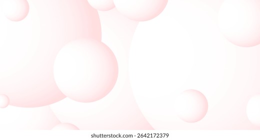 Clean and Modern Abstract Background with Smooth Spheres