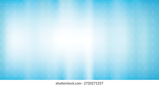 Un fondo abstracto limpio y moderno con un suave degradado azul claro y blanco, con efectos luminosos borrosos y un sutil patrón de cuadrícula punteada, perfecto para presentaciones tecnológicas, médicas o corporativas