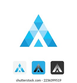 saubere und moderne abstrakte Logo-Vorlage