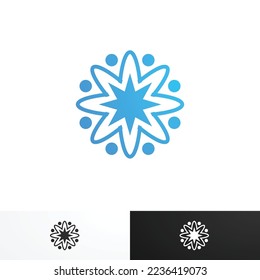 clean and modern association Logo template. Created using Adobe Illustrator software