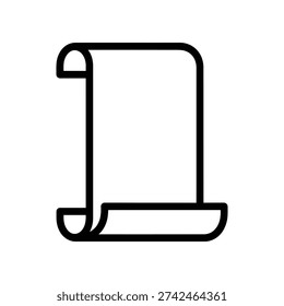 Clean and modern black wire paper clip holder in a minimalist design, perfect for office, desk organization, and stationery product mockups with a sleek aesthetic.
