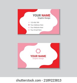 Clean And Modern Business Card Design Template