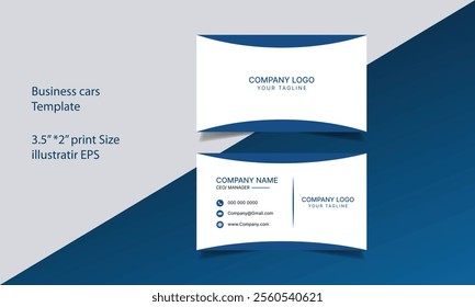 clean modern business card design
