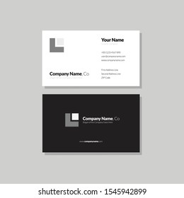Clean Modern Business Card for Your Company