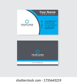 Clean And Modern Business Style business cards Template design for business.