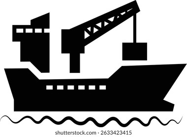 Clean and modern car shipping icon in outline style, representing auto transport, vehicle delivery, car logistics, and freight shipping services.