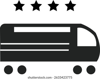 Clean and modern car shipping icon in outline style, representing auto transport, vehicle delivery, car logistics, and freight shipping services.
