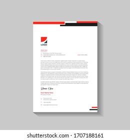 Clean And Modern Corporate Buisness Letterhead Template Design. Letterhead design for your business, print ready, corporate identity letterhead template.