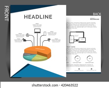 Clean and modern corporate Flyer with minimal design element for your business. 
flyer can be used for print and publishing.