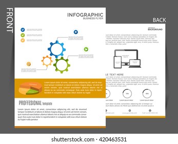 Clean and modern corporate Flyer with minimal design element for your business. 
flyer can be used for print and publishing.