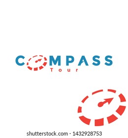 clean, modern and elegant a compass logo design
