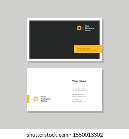 Clean, Modern, Elegant and Minimalist Business Card Template for Your Company