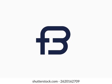 A clean and modern F + B letter combination logo crafted for professional and digital-first branding. This minimalistic monogram blends the strength of “F” with the boldness of “B,” creating a sleek a