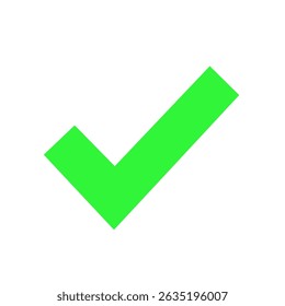 Clean, modern flat blue vector checkmark icon. Ideal for UI UX, web, apps, and presentations. Transparent background for easy integration