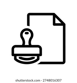 Clean and modern flat design email attachment icon, perfect for digital communication, web design, and app development projects.