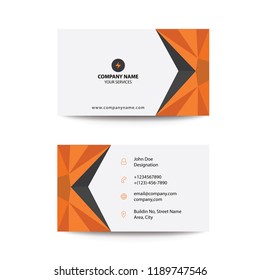 Clean Modern Flat Monopoly Style Corporate Business Card