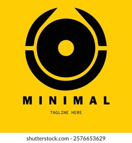 "Clean, modern geometric logo design"