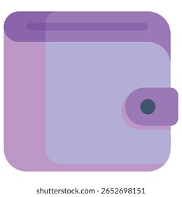 Un Diseño gráfico limpio y moderno con un ícono estilizado de billetera, adecuado para App financieros, comercio electrónico o servicios de pago digital. Incluye varias opciones de color para un uso versátil.