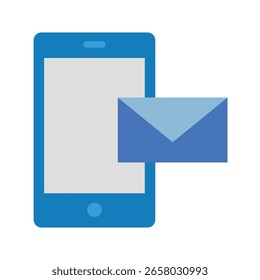 Un gráfico limpio y moderno con un icono de sobre estilizado, perfecto para representar la comunicación, el correo o la correspondencia digital con un toque profesional.