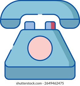 A clean, modern graphic representing a communication or contact symbol, perfect for digital interfaces and branding applications.