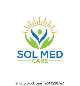 Clean and modern healthcare logo design, perfect for hospitals, clinics, and wellness centers. Features medical icons and soothing colors to convey trust, care, and professional service.
