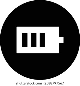A clean and modern icon representing battery health, perfect for apps, dashboards, and tech-related designs. Keep your devices running at peak performance