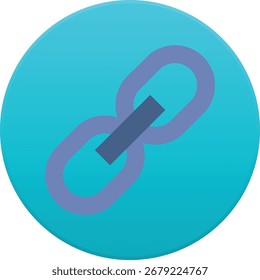 A clean, modern icon representing a connection or link, suitable for web, app, or print design projects. Features a simple, recognizable graphic.