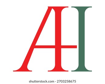 Ein sauberer und moderner Anfangsbuchstabe AH-Symbol mit einem minimalistischen Monogramm Stil. Perfekt für Marken, Logos und professionelle Identitätsprojekte.