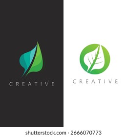 Clean Modern Leaf Symbol Logo Design for Eco-Friendly and Health - Powered by Shutterstock - Get 15% off with code: PIKWIZARD15