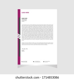 Clean And Modern Letterhead Design Template