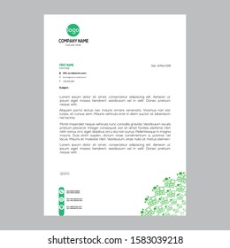 Clean And Modern Letterhead Template Design