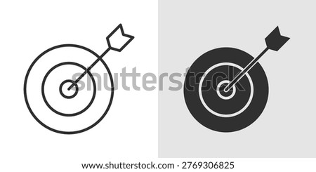 A clean and modern life goals icon representing personal aspirations, achievement planning, motivation, and structured goal setting for self growth and success.