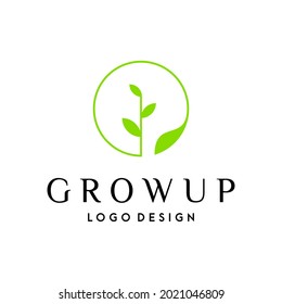 Clean Modern Logo About Growth Eps Stock Vector (Royalty Free ...