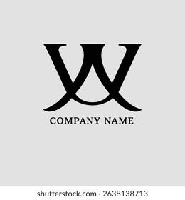 A clean and modern logo design featuring the letter W, stylized with double sharp peaks. The design uses a minimalist approach.