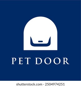 clean and modern pet door concept