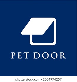 clean and modern pet door concept