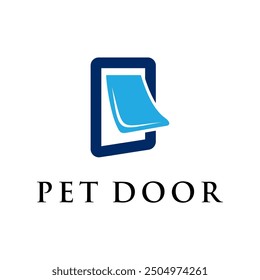 clean and modern pet door concept