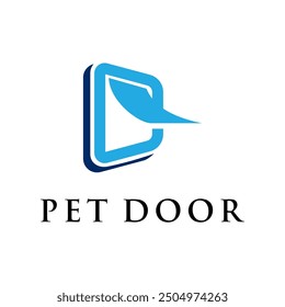 clean and modern pet door concept