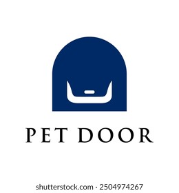 clean and modern pet door concept