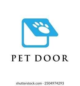 clean and modern pet door concept