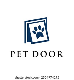 clean and modern pet door concept