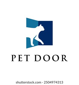 clean and modern pet door concept