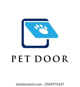 clean and modern pet door concept