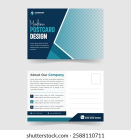 Clean and Modern Postcard Template