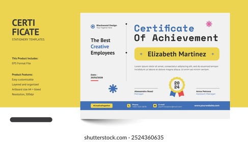 Clean, Modern and Professional Certificate Templates