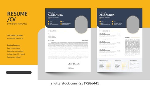 Clean, Modern and Professional CV Resume Design Templates