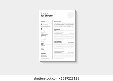 Clean, Modern and Professional Resume CV Templates.