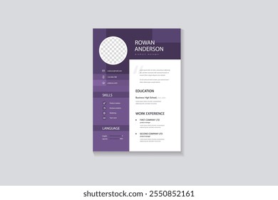 Clean, Modern and Professional Resume CV Templates